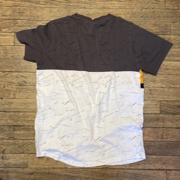 WESTY MFG CO. Rad grey golden yellow and white t shirt 80s 90s style - Picture 3 of 6